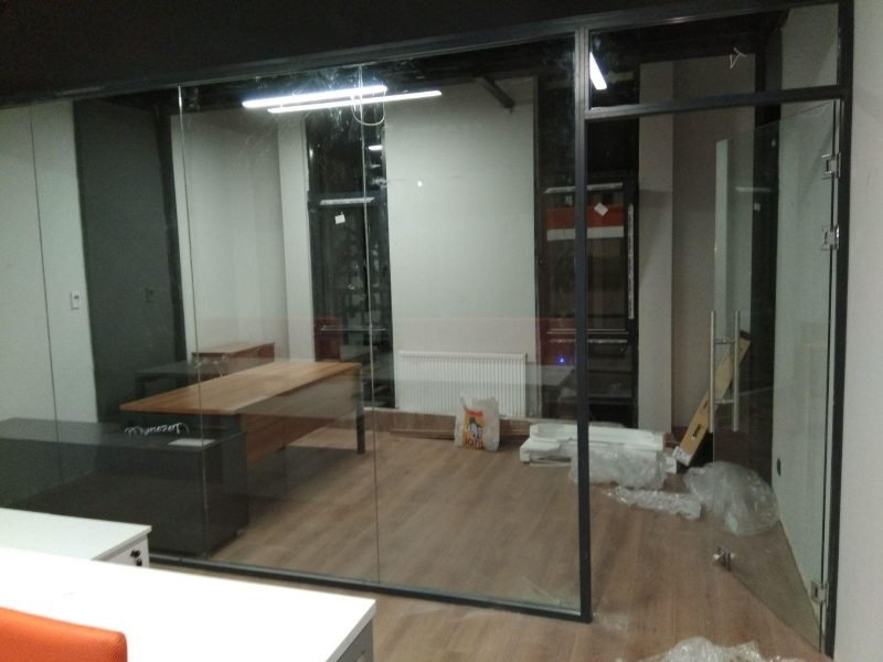Alüminyum Ofis Bölme Uygulaması 1